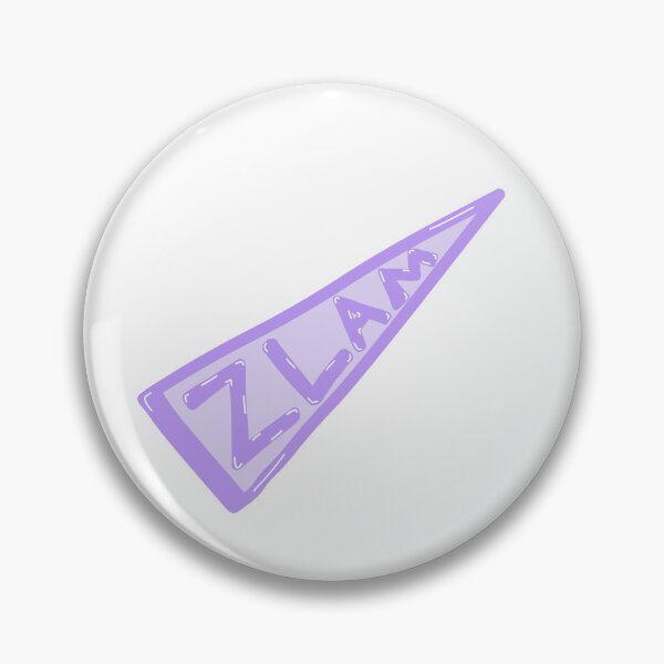 Item preview, Lavender ZLAM Pennant Sticker – Sorority Aesthetic designed and sold by summer-loving.