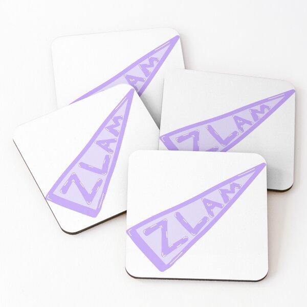 Item preview, Lavender ZLAM Pennant Sticker – Sorority Aesthetic designed and sold by summer-loving.