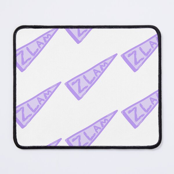 Item preview, Lavender ZLAM Pennant Sticker – Sorority Aesthetic designed and sold by summer-loving.