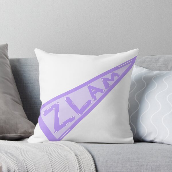 Item preview, Lavender ZLAM Pennant Sticker – Sorority Aesthetic designed and sold by summer-loving.
