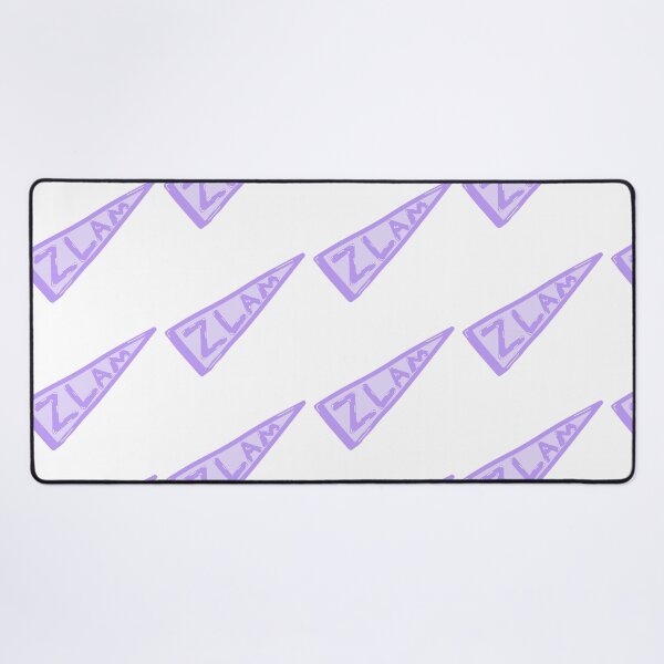 Item preview, Lavender ZLAM Pennant Sticker – Sorority Aesthetic designed and sold by summer-loving.