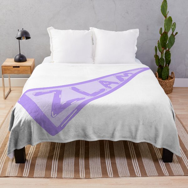 Item preview, Lavender ZLAM Pennant Sticker – Sorority Aesthetic designed and sold by summer-loving.