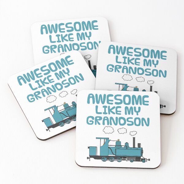 Item preview, Awesome Like My Grandson, Grandpa Father's Day Train designed and sold by doodlerob.