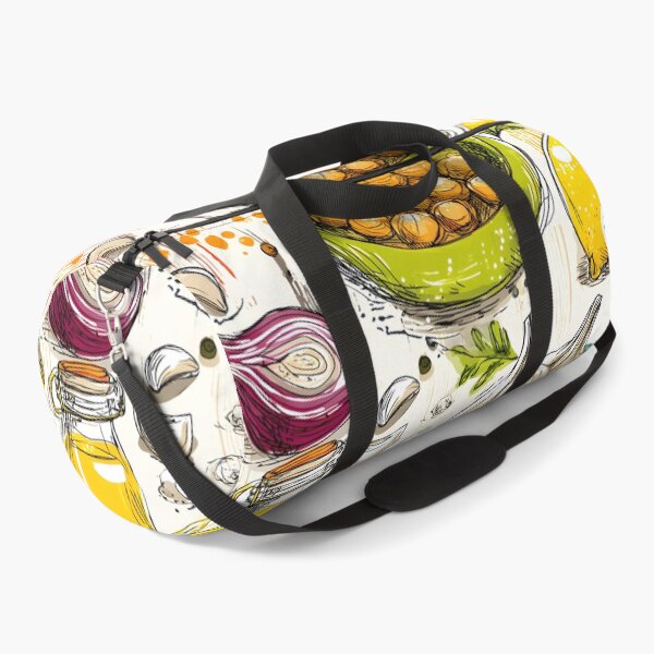 Item preview, Hummus Recipe- A Bold and Colorful Display of Kitchen Staples Featuring Chickpeas, Lemons, Onions, Garlic, and Mediterranean Olive Oil designed and sold by OlfactoART Studio.