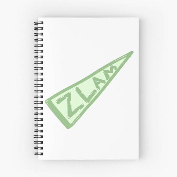 Item preview, Green ZLAM Pennant Sticker – Retro Sorority Style designed and sold by summer-loving.