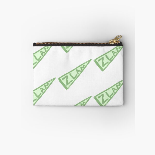 Item preview, Green ZLAM Pennant Sticker – Retro Sorority Style designed and sold by summer-loving.