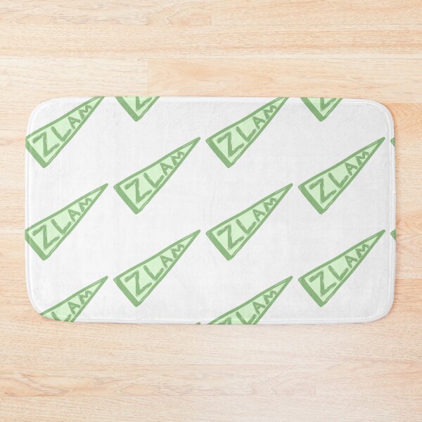 Item preview, Green ZLAM Pennant Sticker – Retro Sorority Style designed and sold by summer-loving.