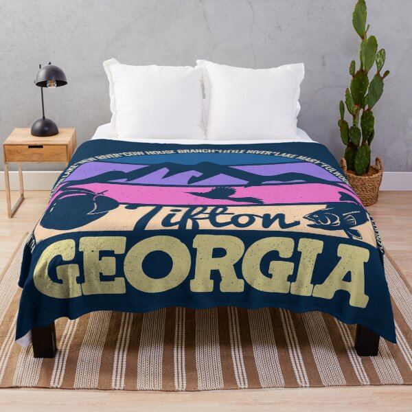 Item preview, Tifton Georgia Sunset Retro Vintage Local Pride Logo designed and sold by CRHPOD20.