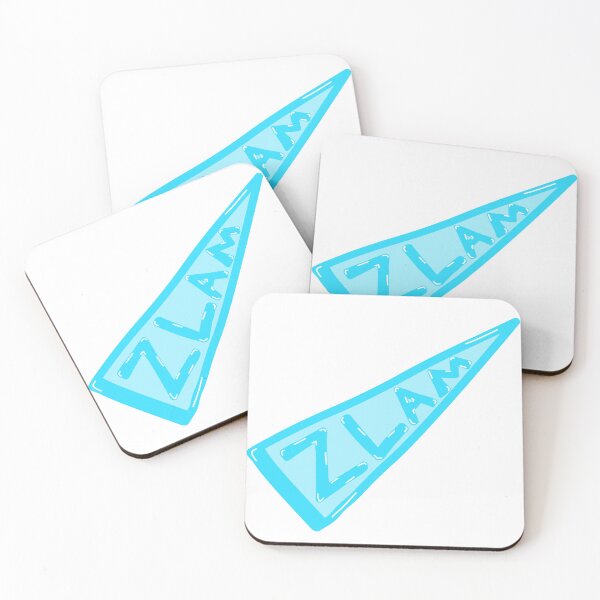 Item preview, Blue ZLAM Pennant Sticker – Game Day Vibes designed and sold by summer-loving.