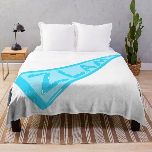 Item preview, Blue ZLAM Pennant Sticker – Game Day Vibes designed and sold by summer-loving.