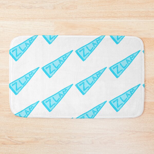 Item preview, Blue ZLAM Pennant Sticker – Game Day Vibes designed and sold by summer-loving.