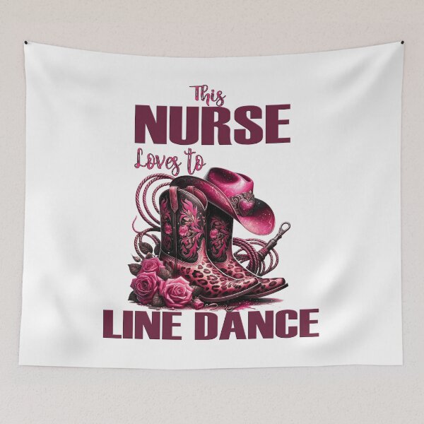 Item preview, This Nurse Loves To Line Dance designed and sold by MimsTees.