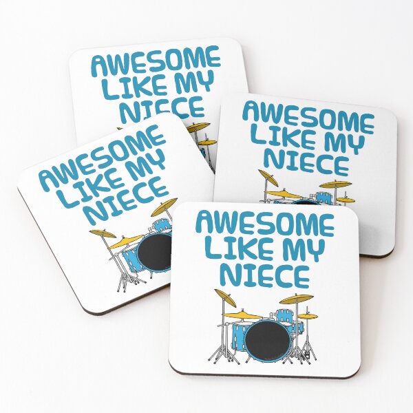 Item preview, Awesome Like My Niece, Uncle Father's Day Drummer Musician designed and sold by doodlerob.
