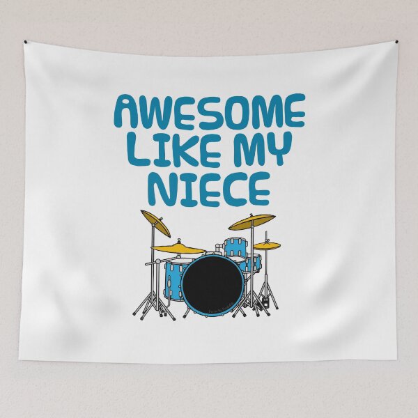 Item preview, Awesome Like My Niece, Uncle Father's Day Drummer Musician designed and sold by doodlerob.