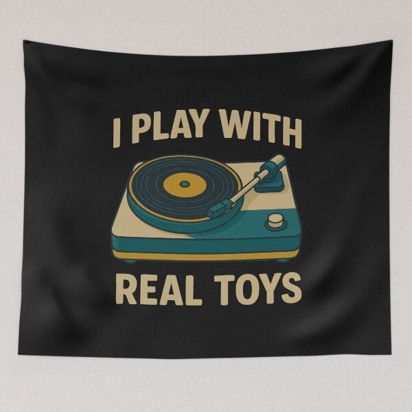 Item preview, Retro Vinyl Recorder - I Play With Real Toys Vintage Lover Gift  designed and sold by alenaz.