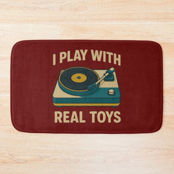 Item preview, Retro Vinyl Recorder - I Play With Real Toys Vintage Lover Gift  designed and sold by alenaz.