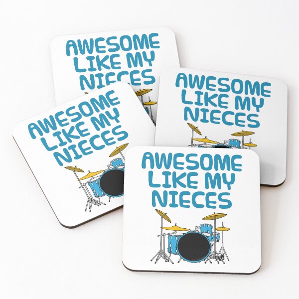 Item preview, Awesome Like My Nieces, Uncle Father's Day Drummer Musician designed and sold by doodlerob.