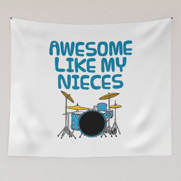 Item preview, Awesome Like My Nieces, Uncle Father's Day Drummer Musician designed and sold by doodlerob.