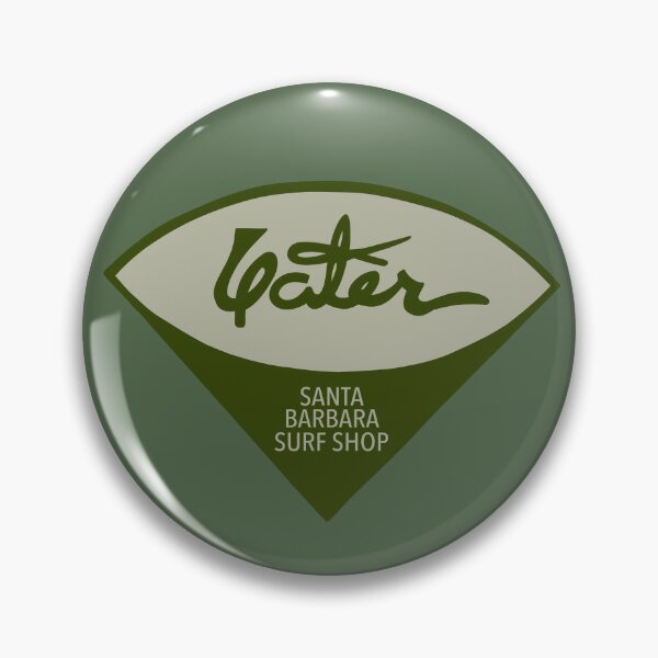 Item preview,  Vintage Surf logo Santa Barbara Surf Shop California  HI-RES / Clean NEW version olive green Harry Bosch Bill Kilgore Apocalypse  designed and sold by Kludoman.