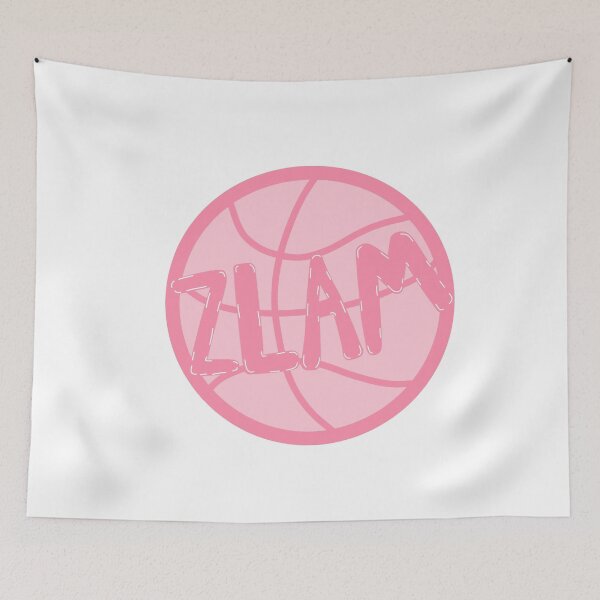 Item preview, Pink ZLAM Basketball Sticker – Bid Day Ready designed and sold by summer-loving.