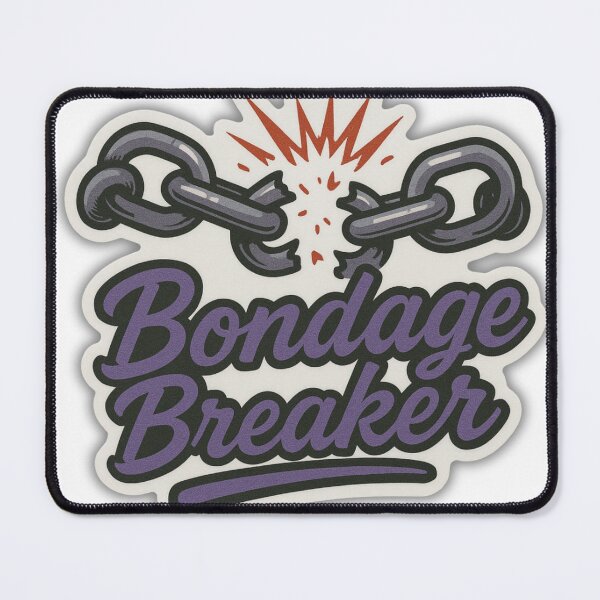 Item preview, Bondage Breaker Christian Sticker designed and sold by Hopeledbyfaithshop.