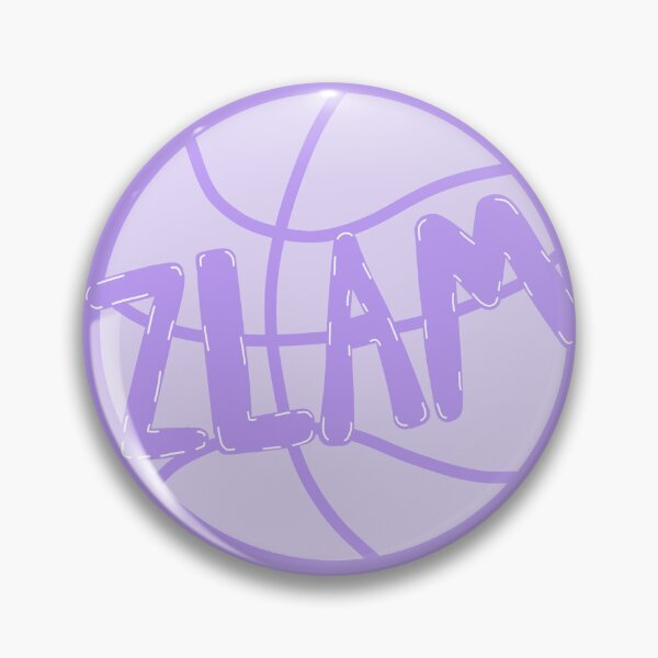 Item preview, Lavender ZLAM Basketball Sticker – Zeta Game Day designed and sold by summer-loving.