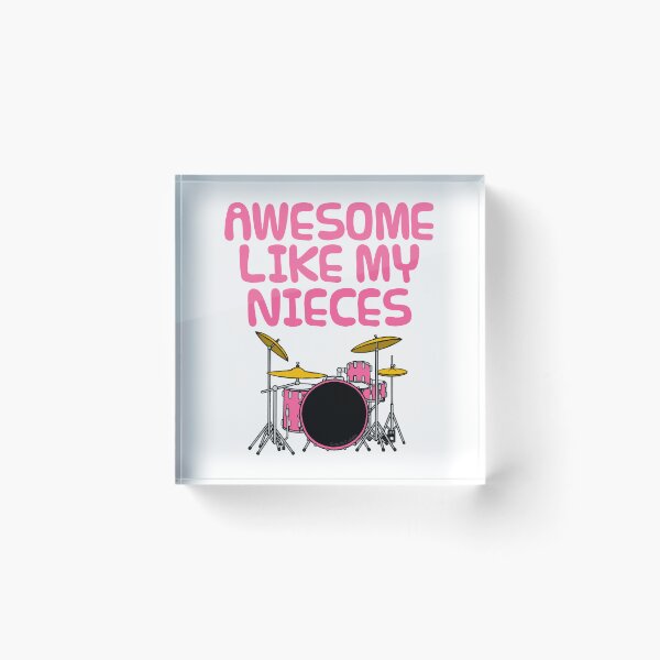 Item preview, Awesome Like My Nieces, Uncle Auntie Drummer Musician designed and sold by doodlerob.