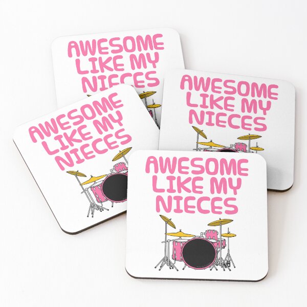 Item preview, Awesome Like My Nieces, Uncle Auntie Drummer Musician designed and sold by doodlerob.