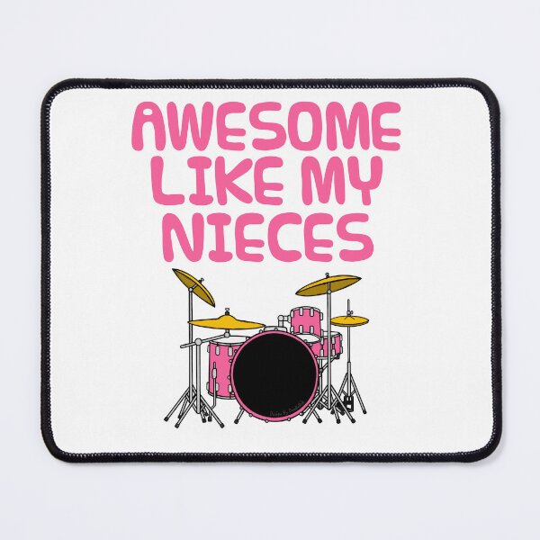 Item preview, Awesome Like My Nieces, Uncle Auntie Drummer Musician designed and sold by doodlerob.