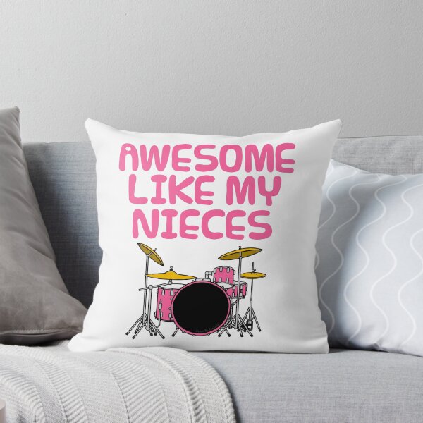 Item preview, Awesome Like My Nieces, Uncle Auntie Drummer Musician designed and sold by doodlerob.