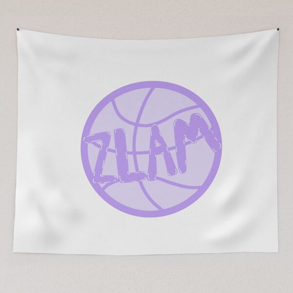 Item preview, Lavender ZLAM Basketball Sticker – Zeta Game Day designed and sold by summer-loving.