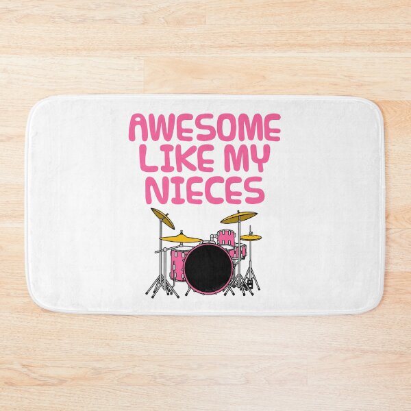 Item preview, Awesome Like My Nieces, Uncle Auntie Drummer Musician designed and sold by doodlerob.