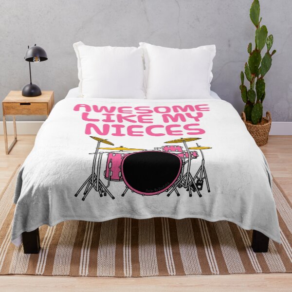 Item preview, Awesome Like My Nieces, Uncle Auntie Drummer Musician designed and sold by doodlerob.
