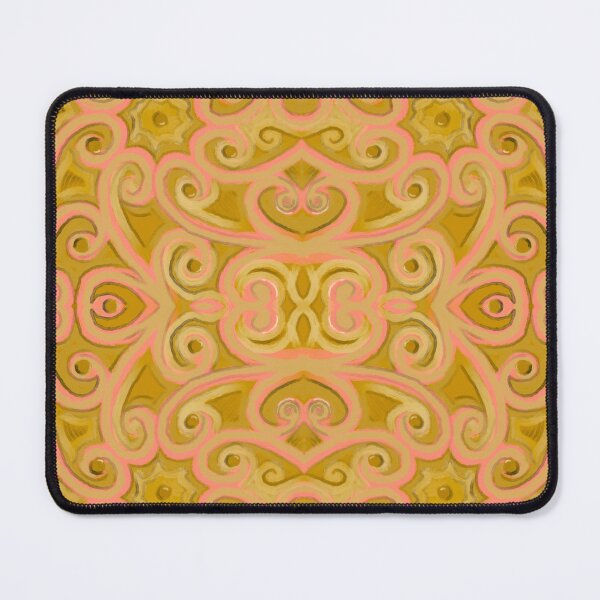 Item preview, Painted Filigree Yellow and Pink by Kristi Duggins  designed and sold by Kristi Duggins.