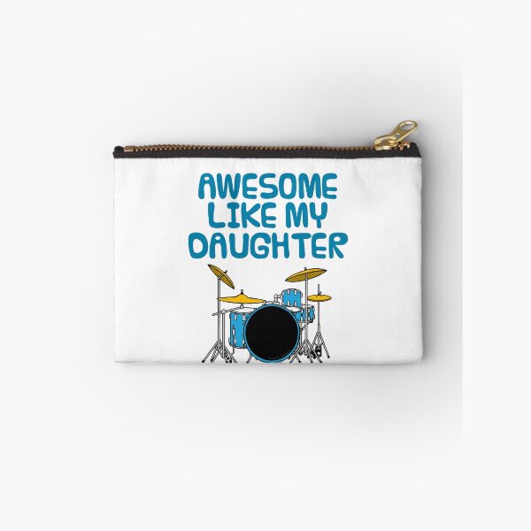 Item preview, Awesome Like My Daughter, Dad Father's Day Drummer Musician designed and sold by doodlerob.