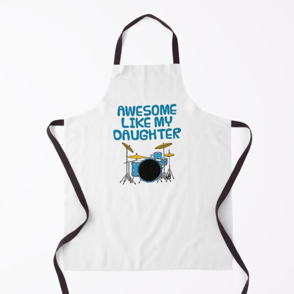 Item preview, Awesome Like My Daughter, Dad Father's Day Drummer Musician designed and sold by doodlerob.