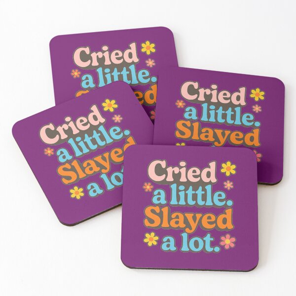 Item preview, Cried a Little, Slayed a Lot designed and sold by Neonyx2020.