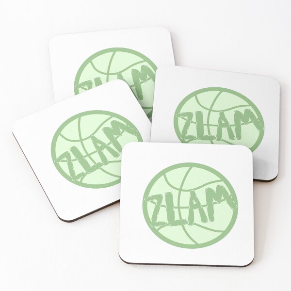 Item preview, Green ZLAM Basketball Sticker – Sorority Spirit designed and sold by summer-loving.