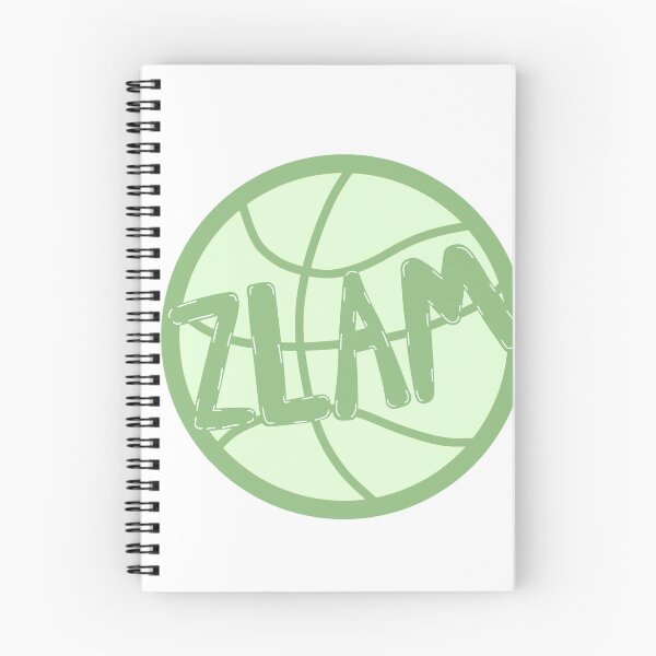 Item preview, Green ZLAM Basketball Sticker – Sorority Spirit designed and sold by summer-loving.