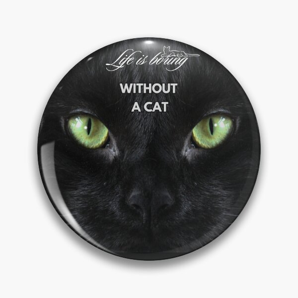 Item preview, Life is boring without a cat designed and sold by Oksanka21.