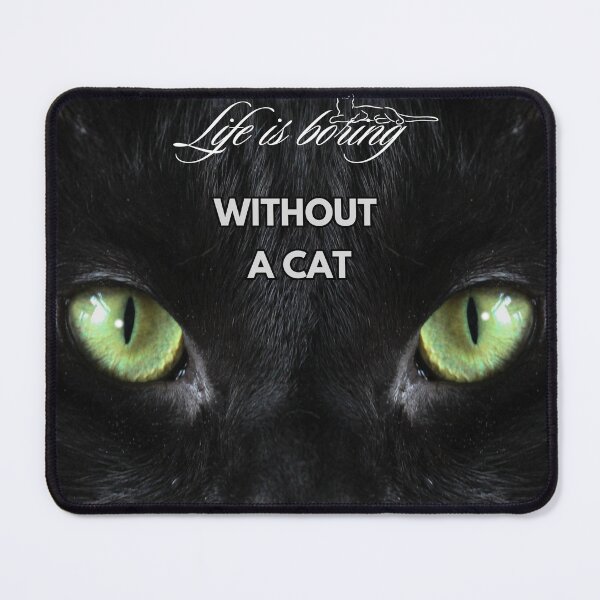 Item preview, Life is boring without a cat designed and sold by Oksanka21.