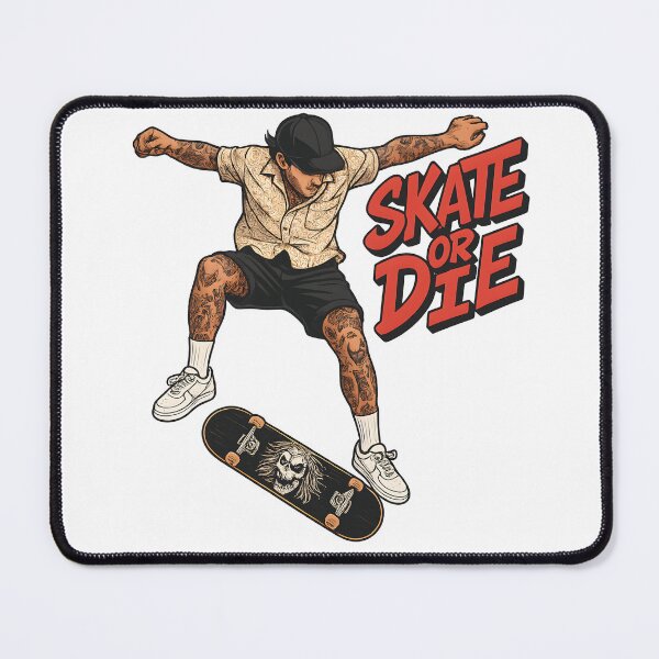 Item preview, Skate or Die – Bold Graffiti-Style Skateboarding Vector Design designed and sold by WAUZ.