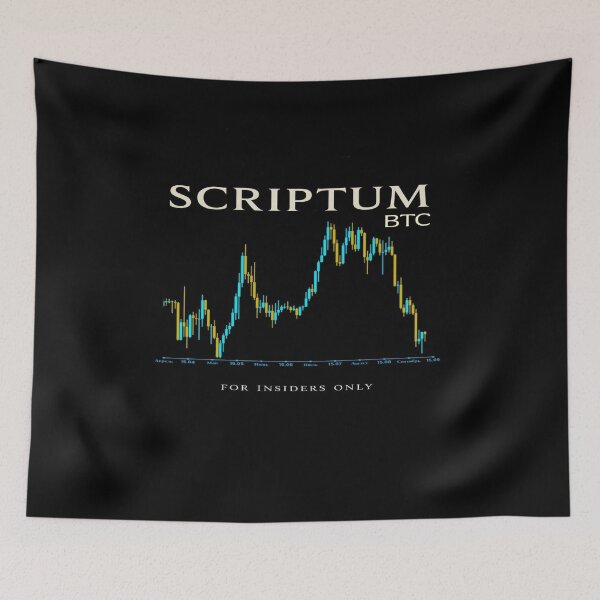Item preview, SCRIPTUM BTC – Data Aesthetics in Motion designed and sold by MarinaBlackArt.