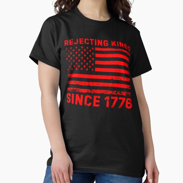 Artikel-Vorschau von Protestschild „Rejecting Kings Since 1776“, Anti-Trump-Protest, politischer Aktivist, designt und verkauft von kawaiivsglitch.