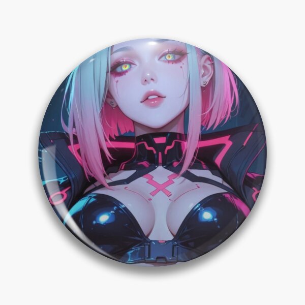Item preview, Futuristic cyberpunk girl in miniskirt designed and sold by Planet Utoppia.