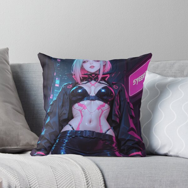 Item preview, Futuristic cyberpunk girl in miniskirt designed and sold by Planet Utoppia.