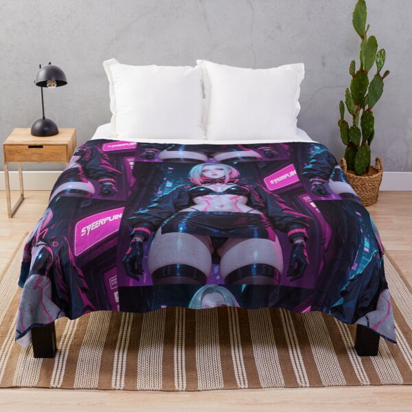 Item preview, Futuristic cyberpunk girl in miniskirt designed and sold by Planet Utoppia.