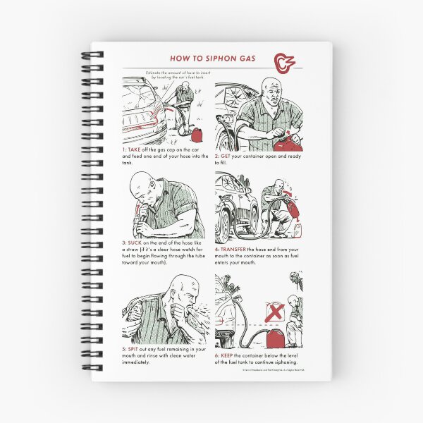 Item preview, gasoline extraction maneuver advice designed and sold by CrayonCars WEAR.