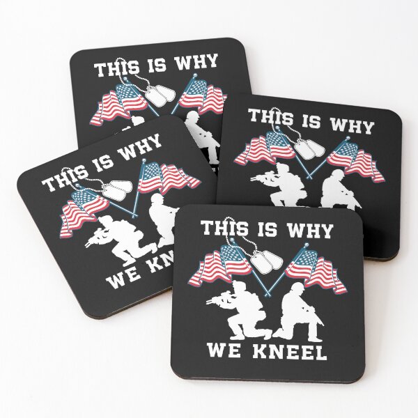 Item preview, This Is Why We Kneel Patriotic Flags designed and sold by MasartDesigns.
