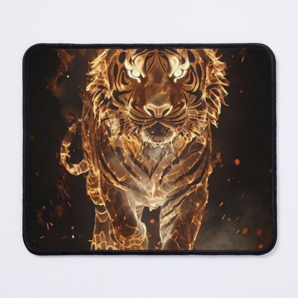 Item preview, Fiery Tiger Running Towards You designed and sold by Areebanawab.